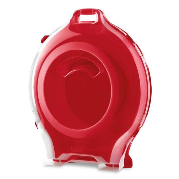 Red Plastic Nesting 24 Inch Wreath Container Storage Box - Picture 1 of 5